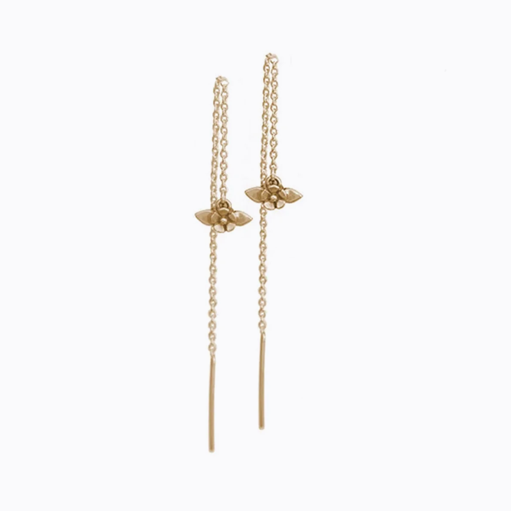 Wildflower Threader Earrings