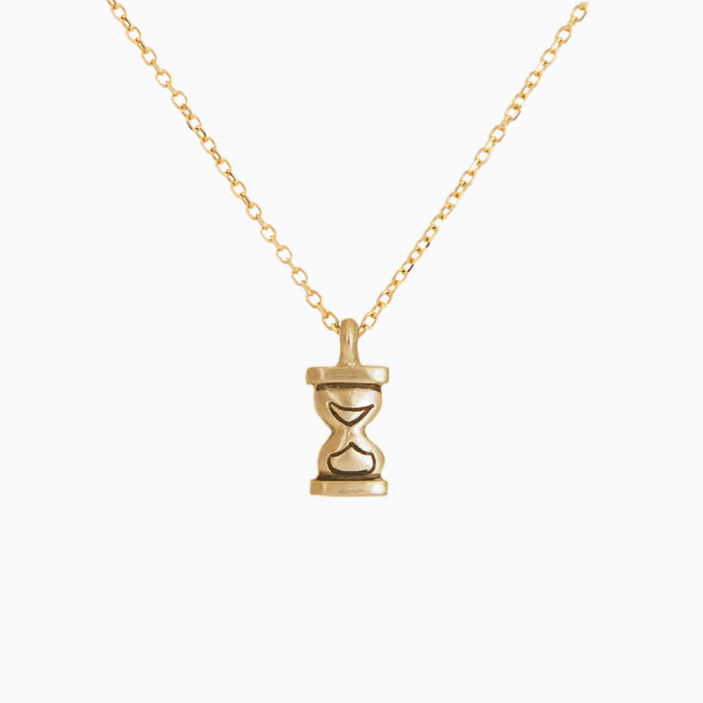Tiny Hourglass Pendant