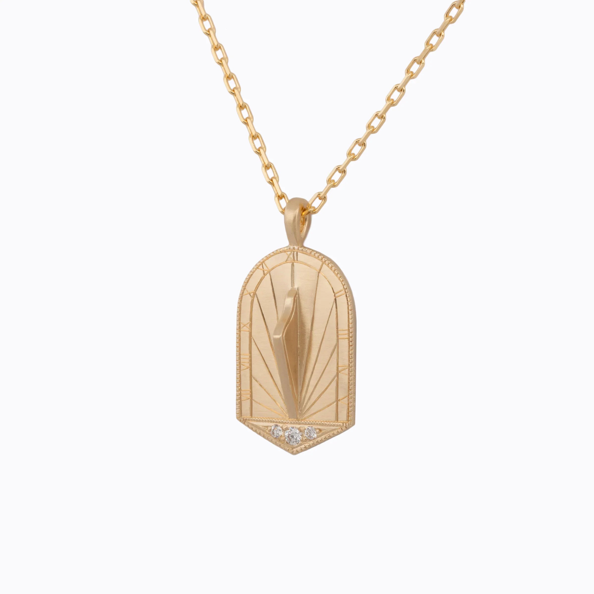 Sundial Medallion Pendant