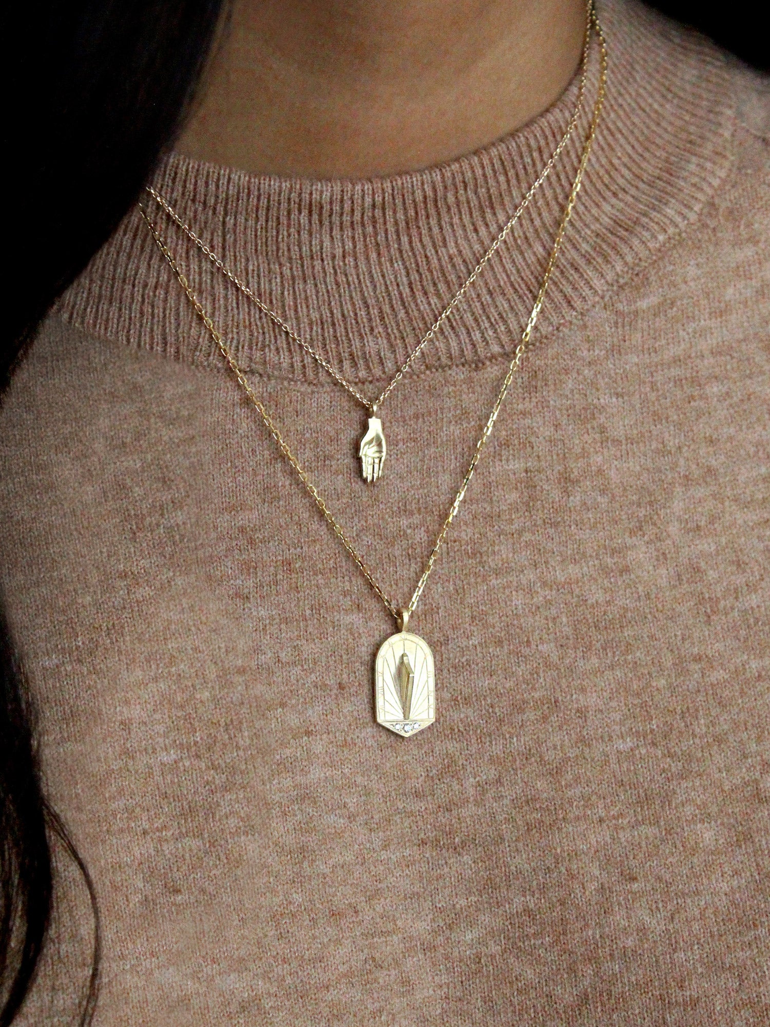 Sundial Medallion Pendant