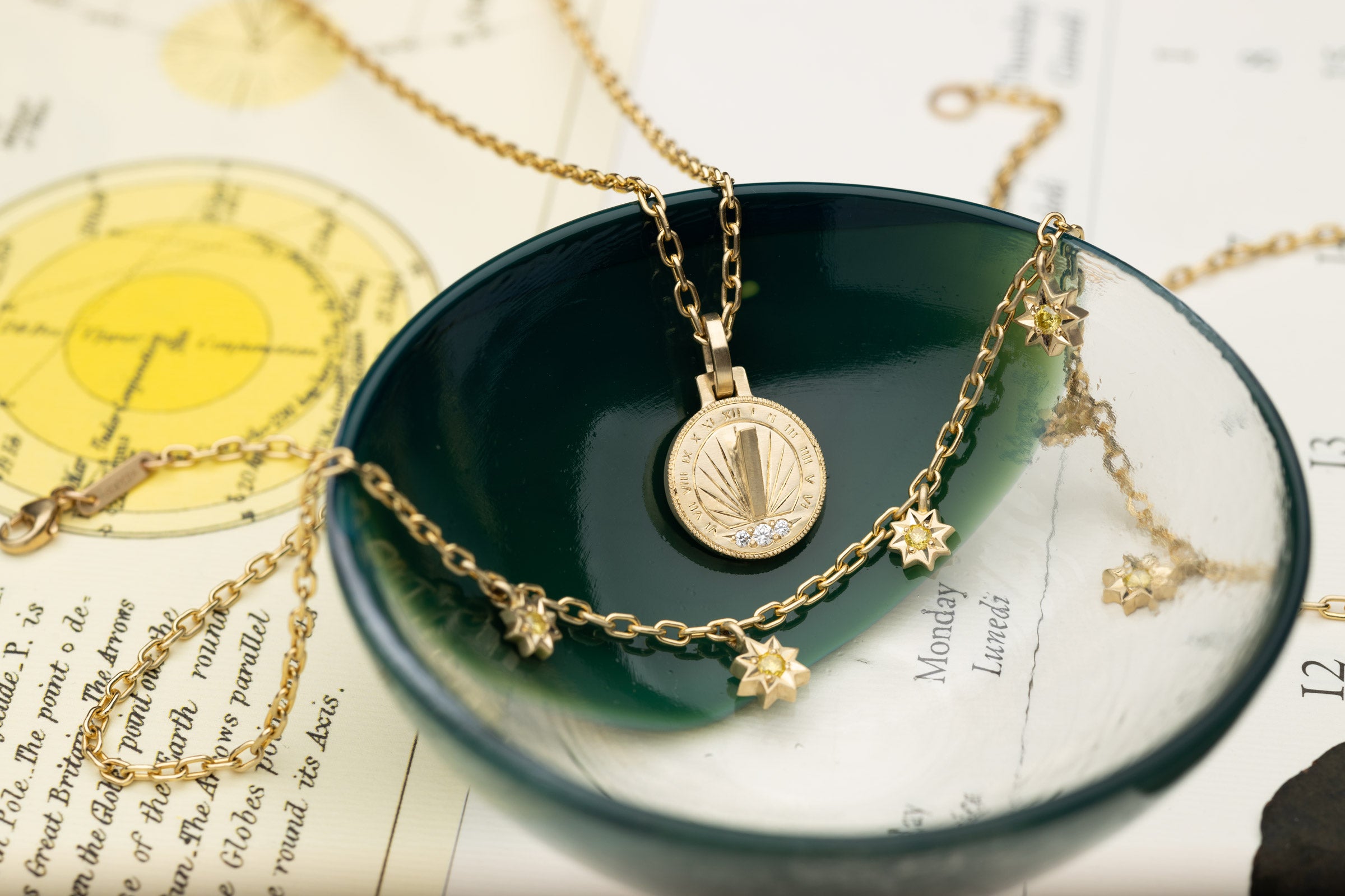 Grand Sundial Pendant