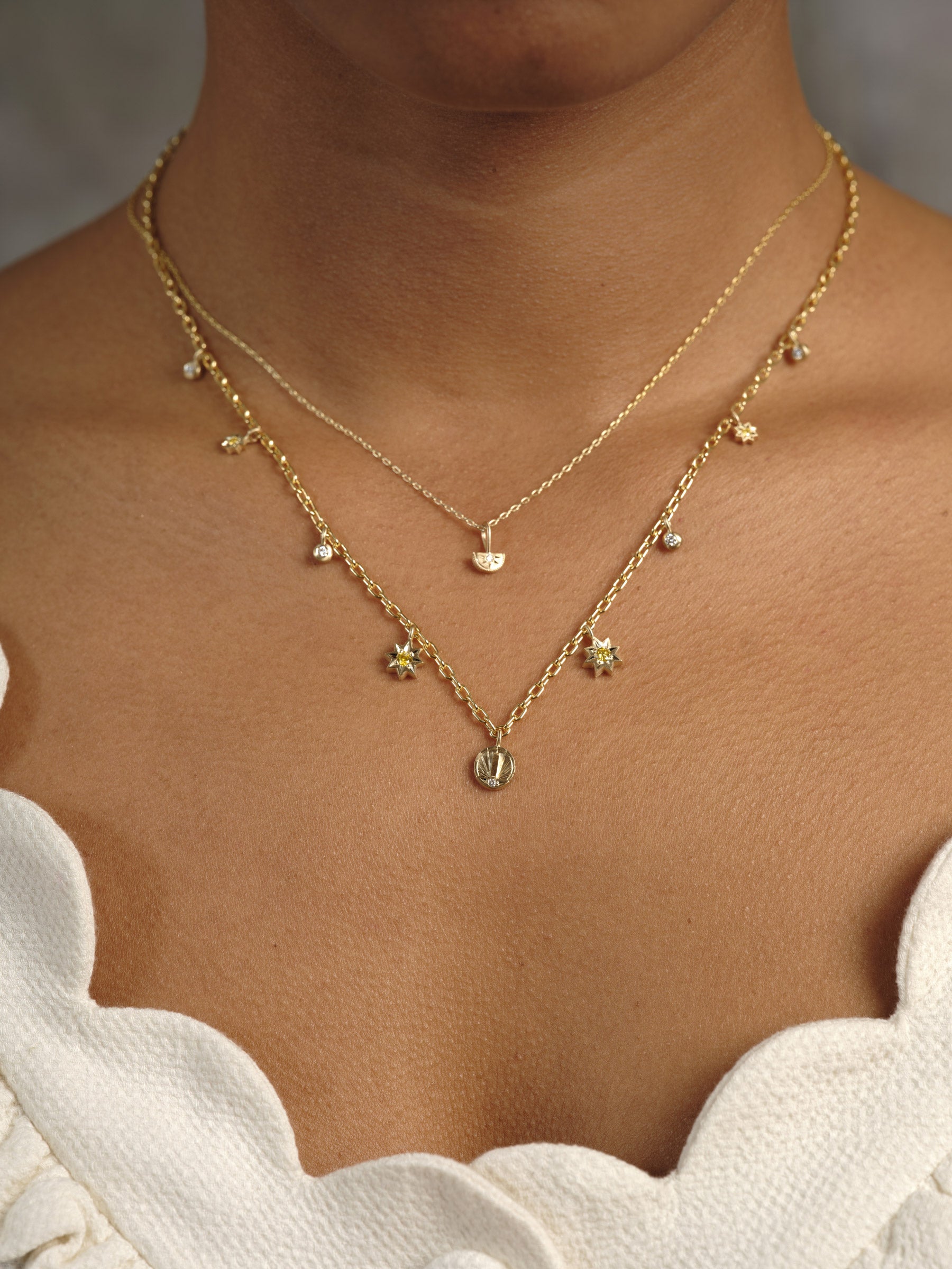 Sundial Garland Necklace