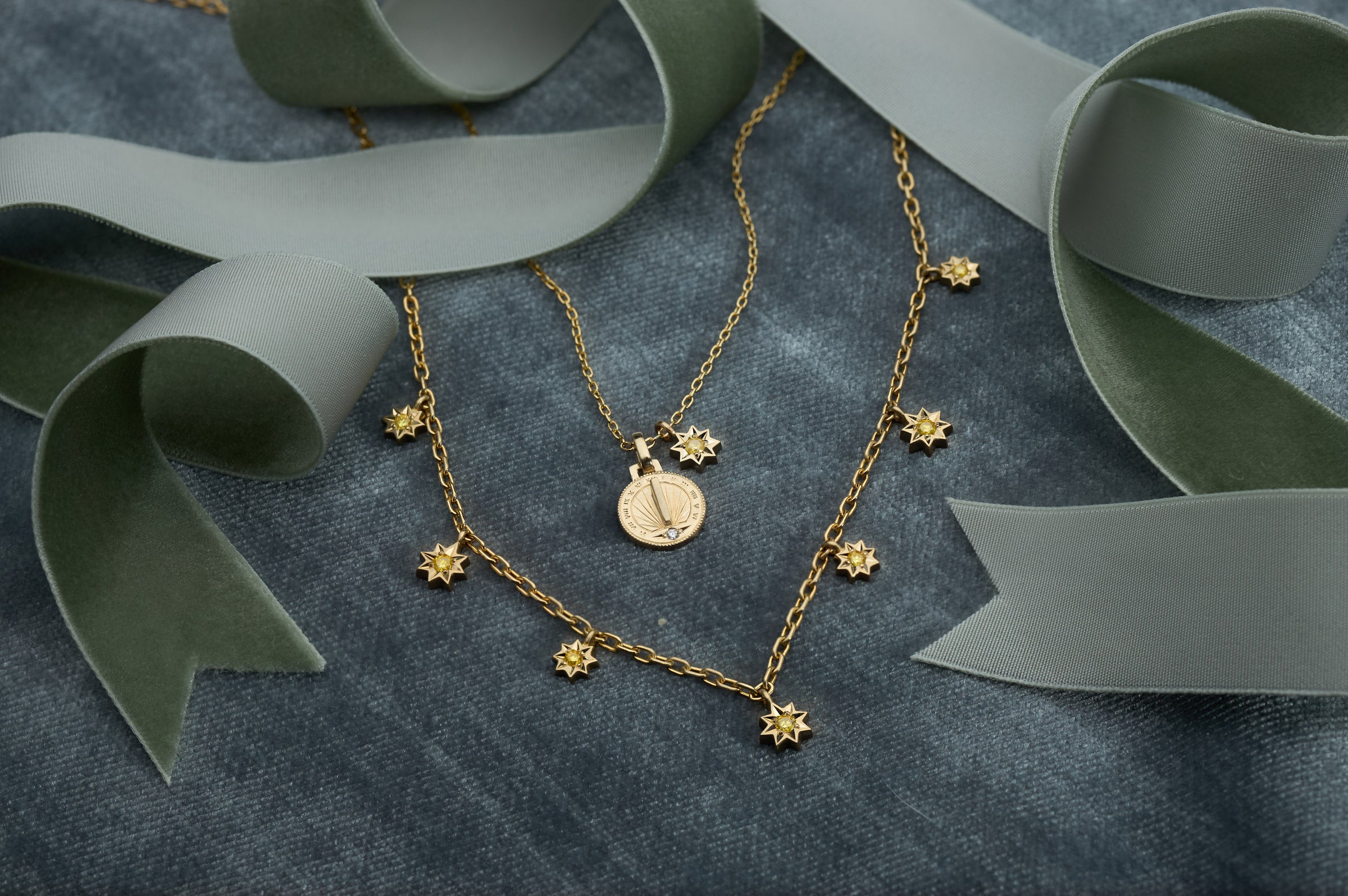 Summer Solstice Garland Necklace