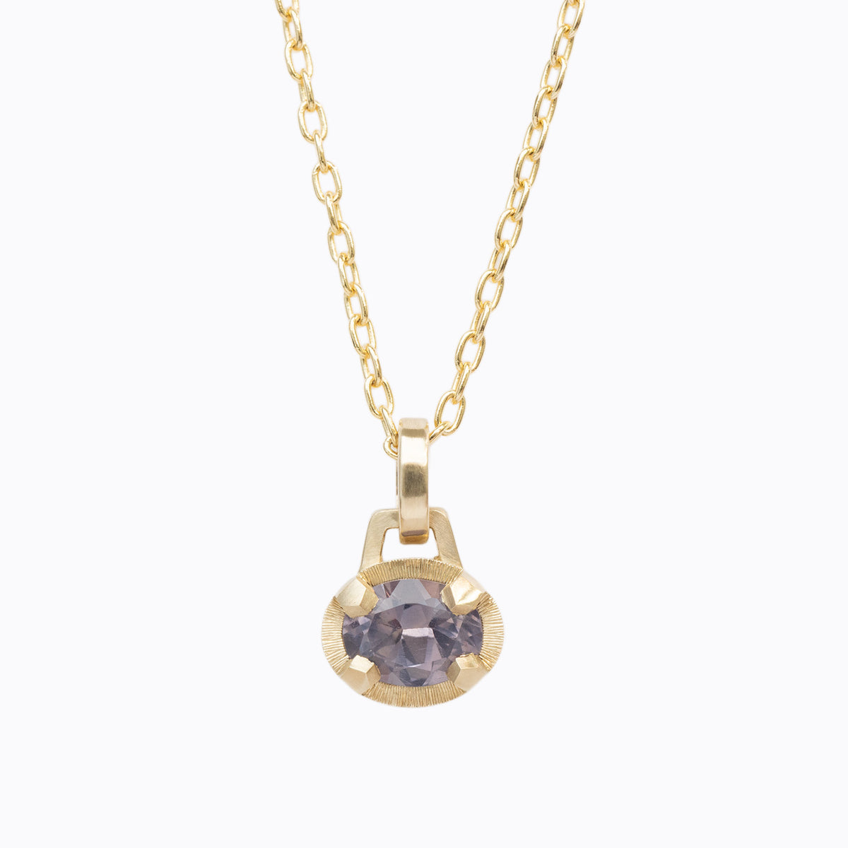 Florentine Pendant 0.91ct. Purple Sapphire