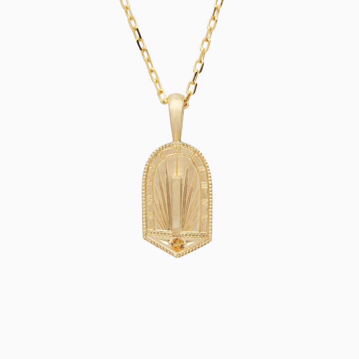 Trip Around the Sundial Birthstone Pendant – view 22