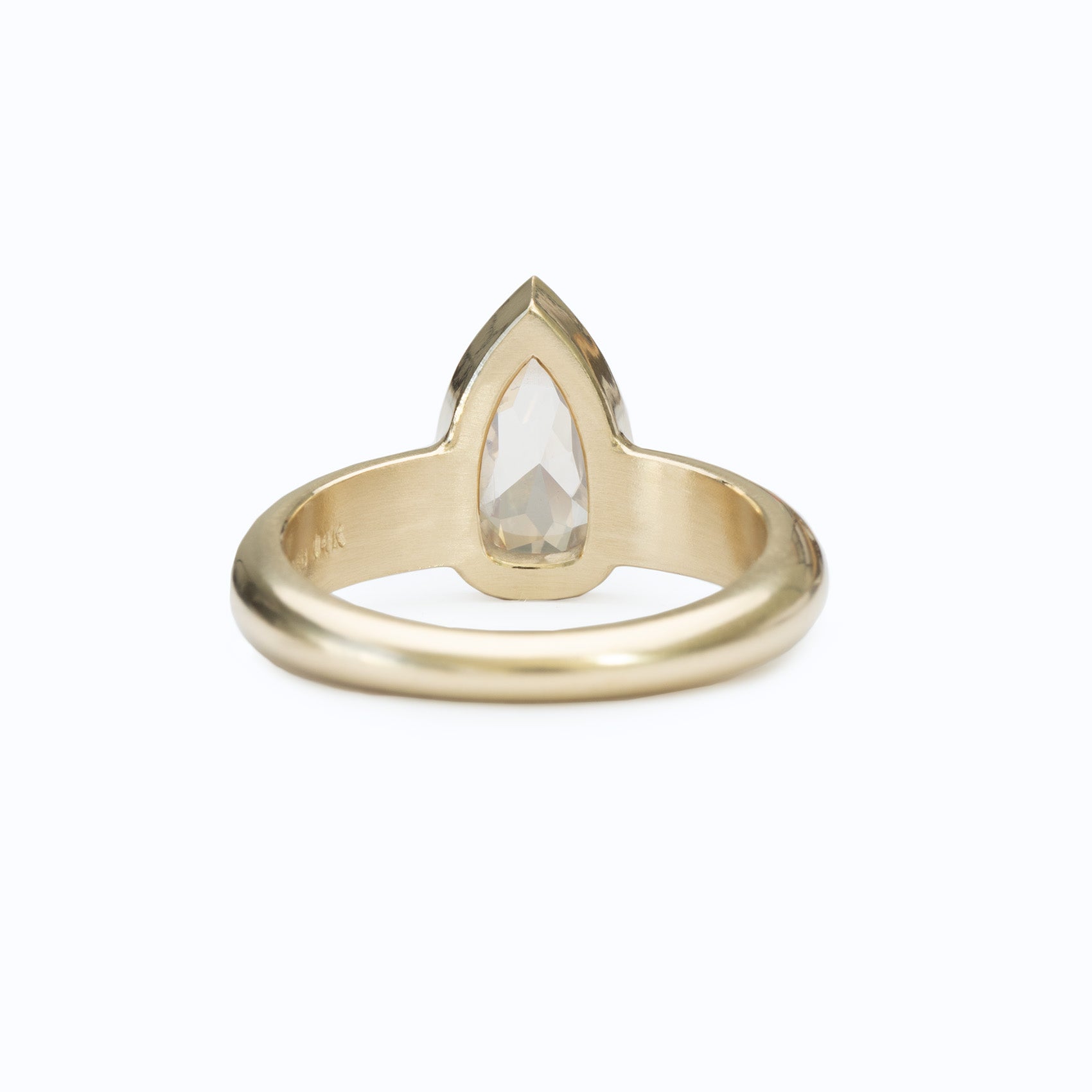 Low Tide Wide Solitaire 0.94ct. Diamond Pear