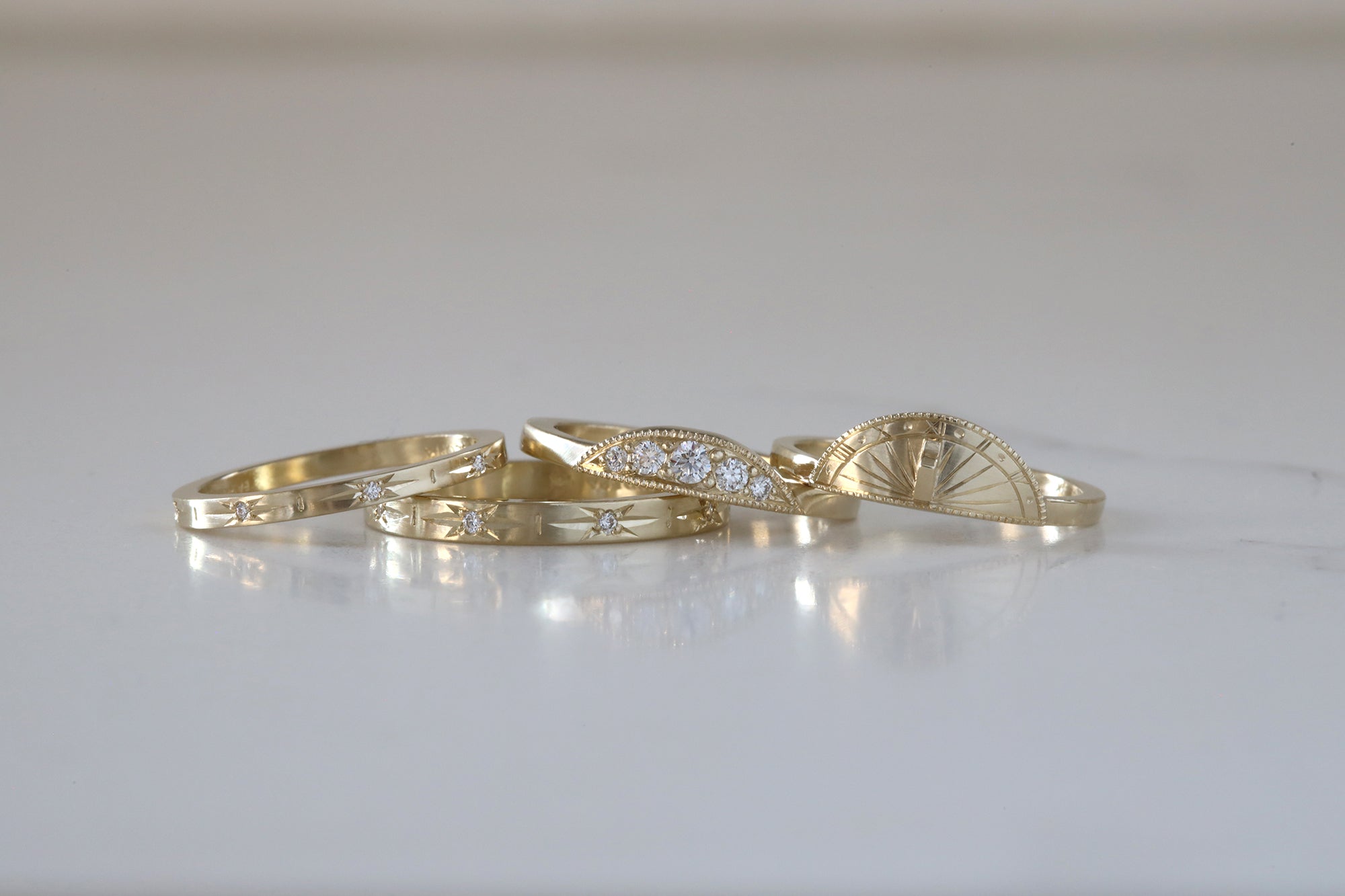 Thin 5 Diamond Luna Band