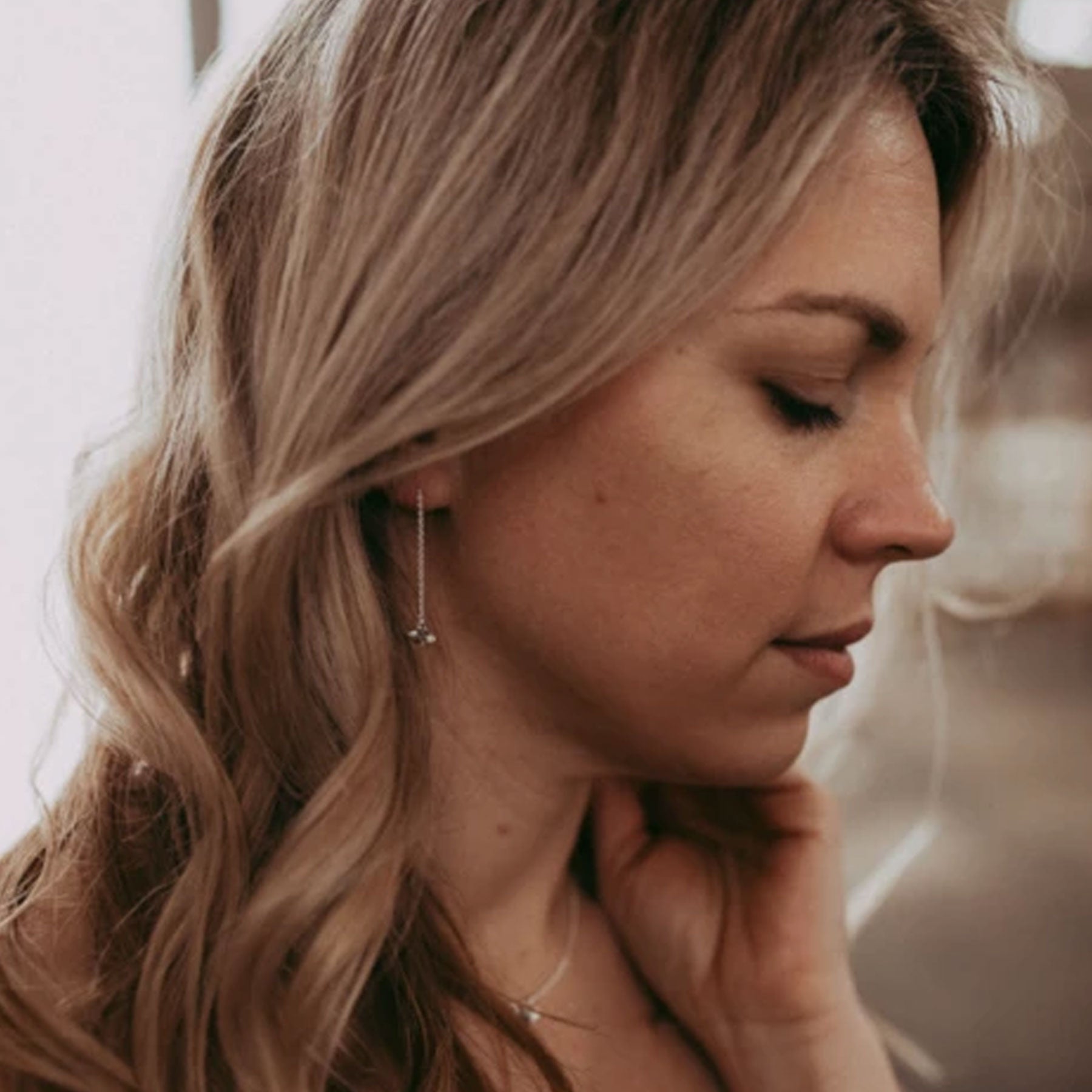 Wildflower Threader Earrings