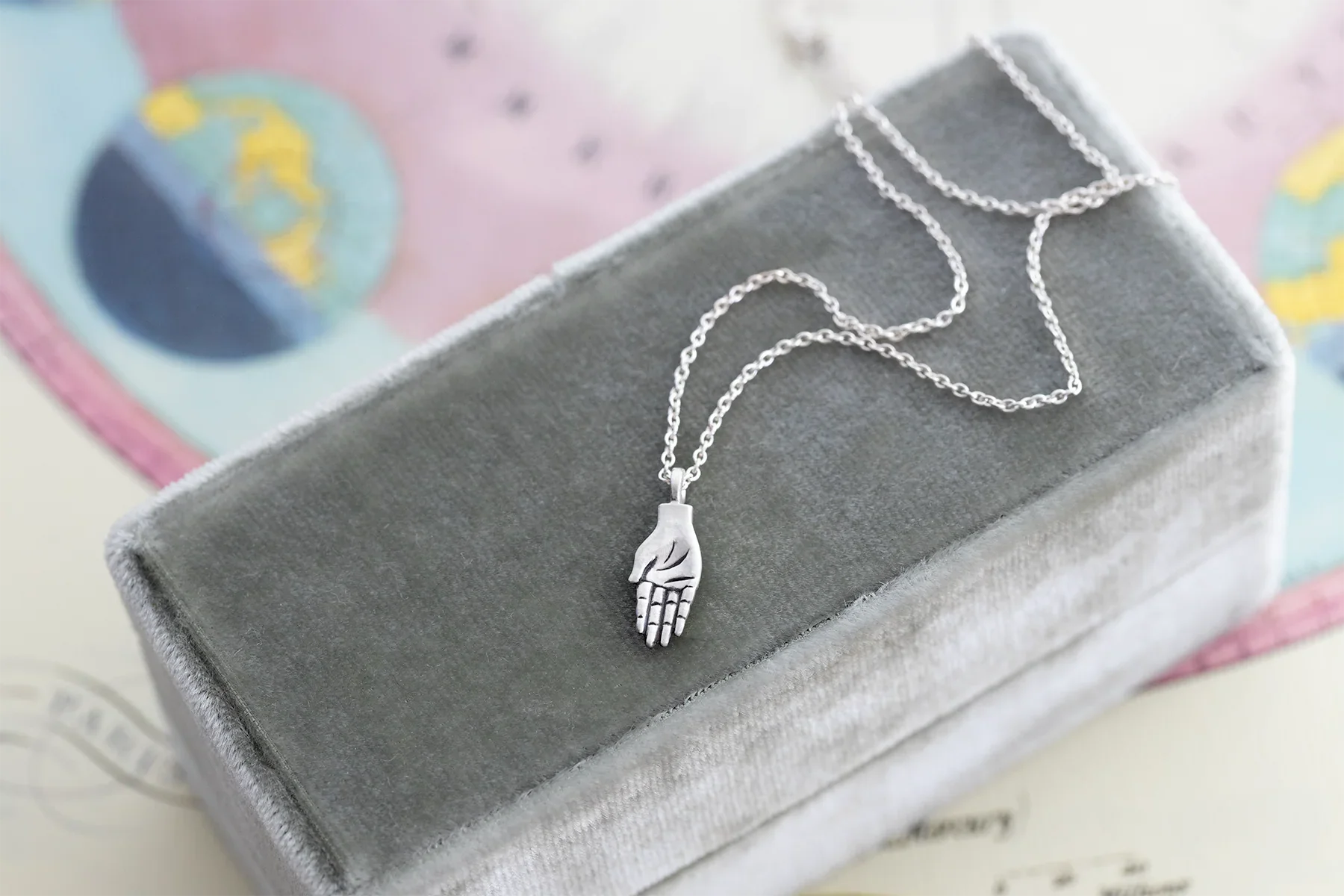 Open Hand Mini Pendant