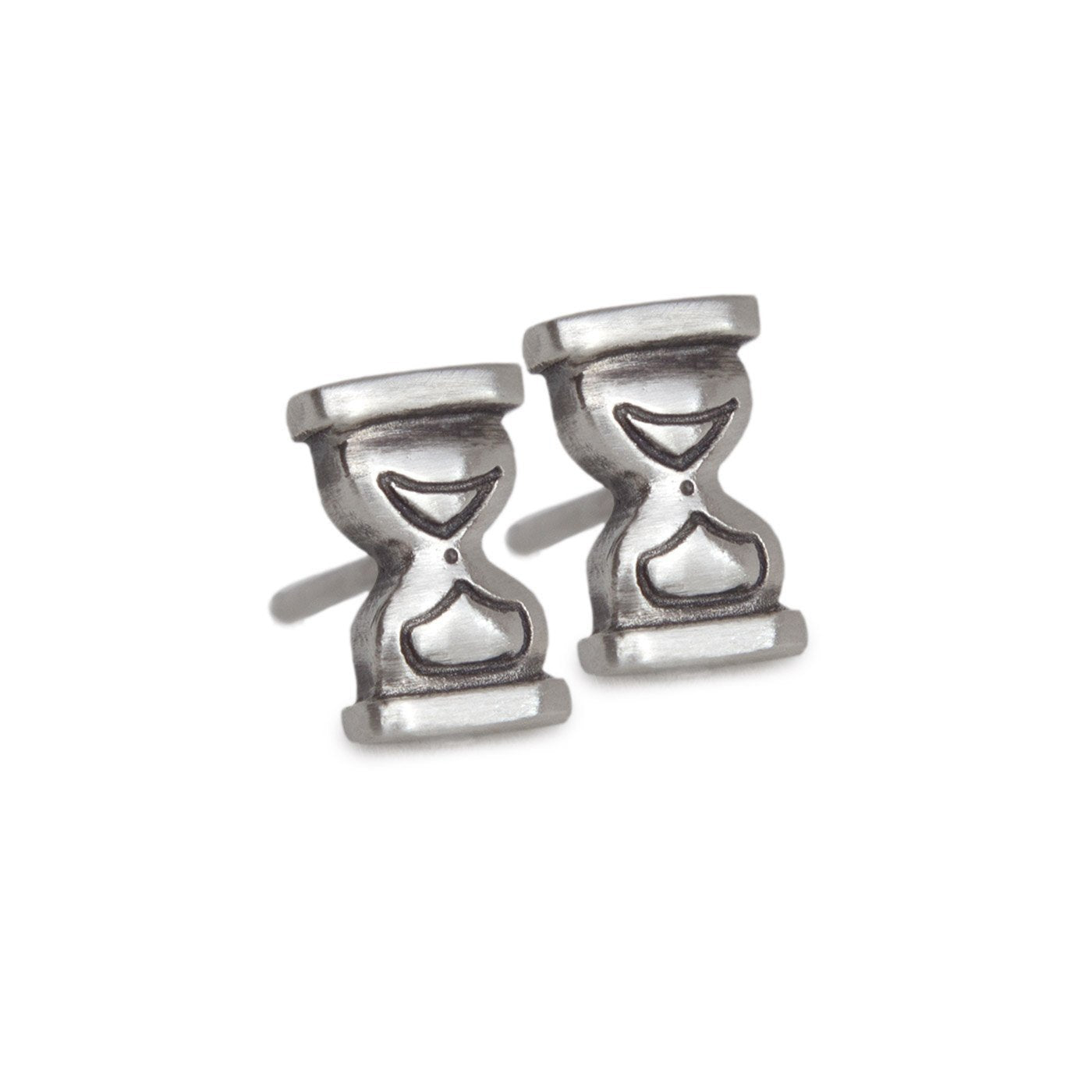 Tiny Hourglass Studs