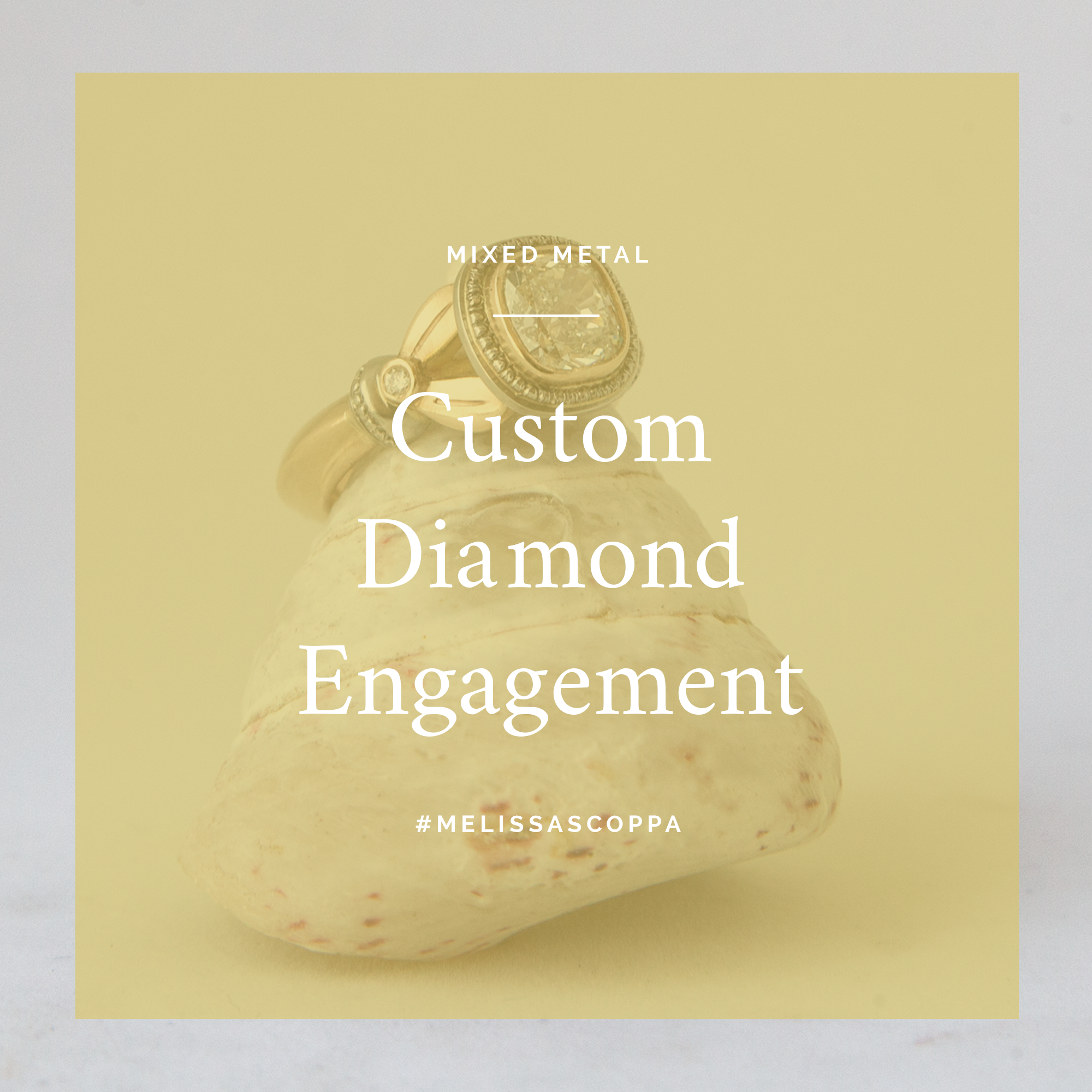 Custom Cushion Cut Diamond Engagement Ring