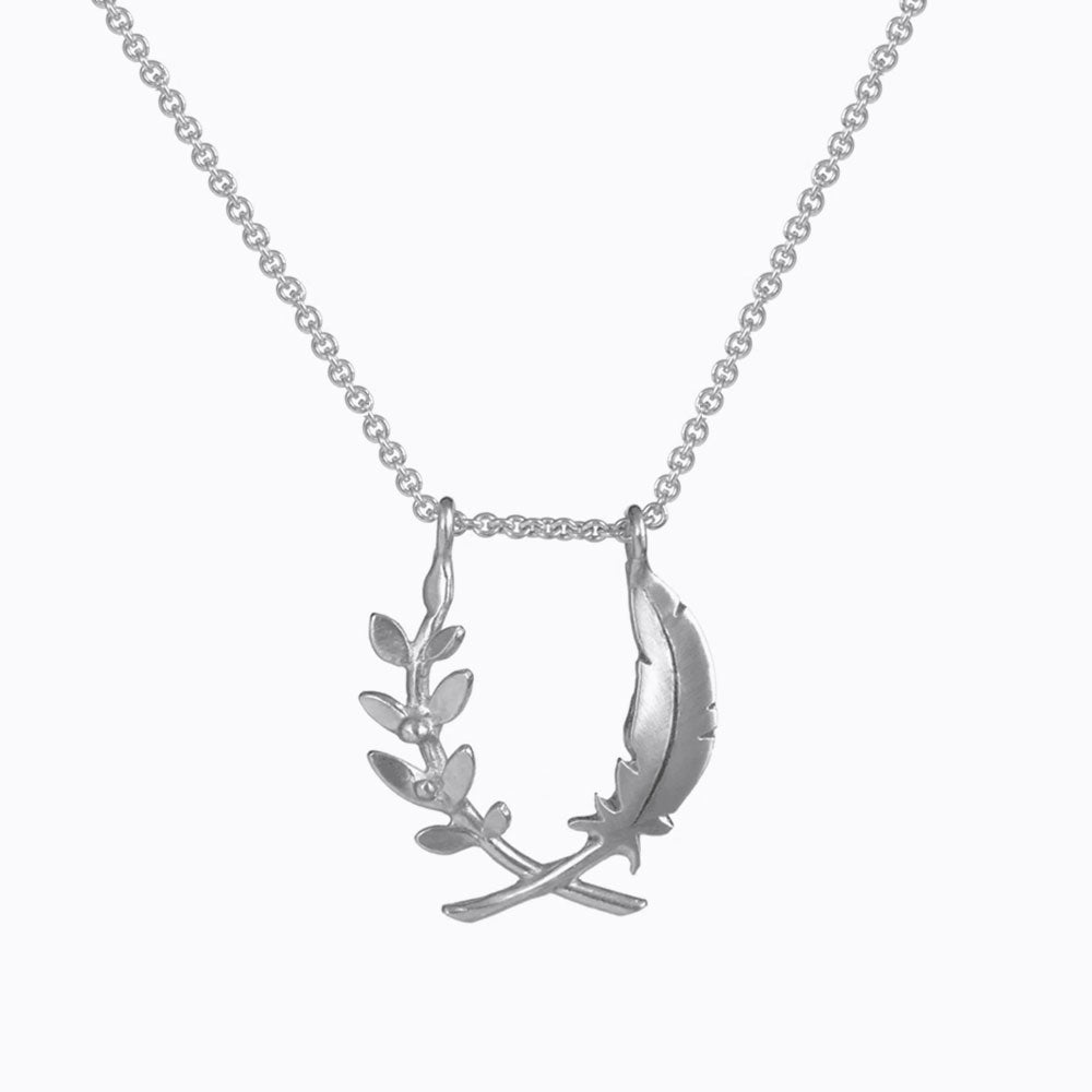 Small Olive Branch Pendant