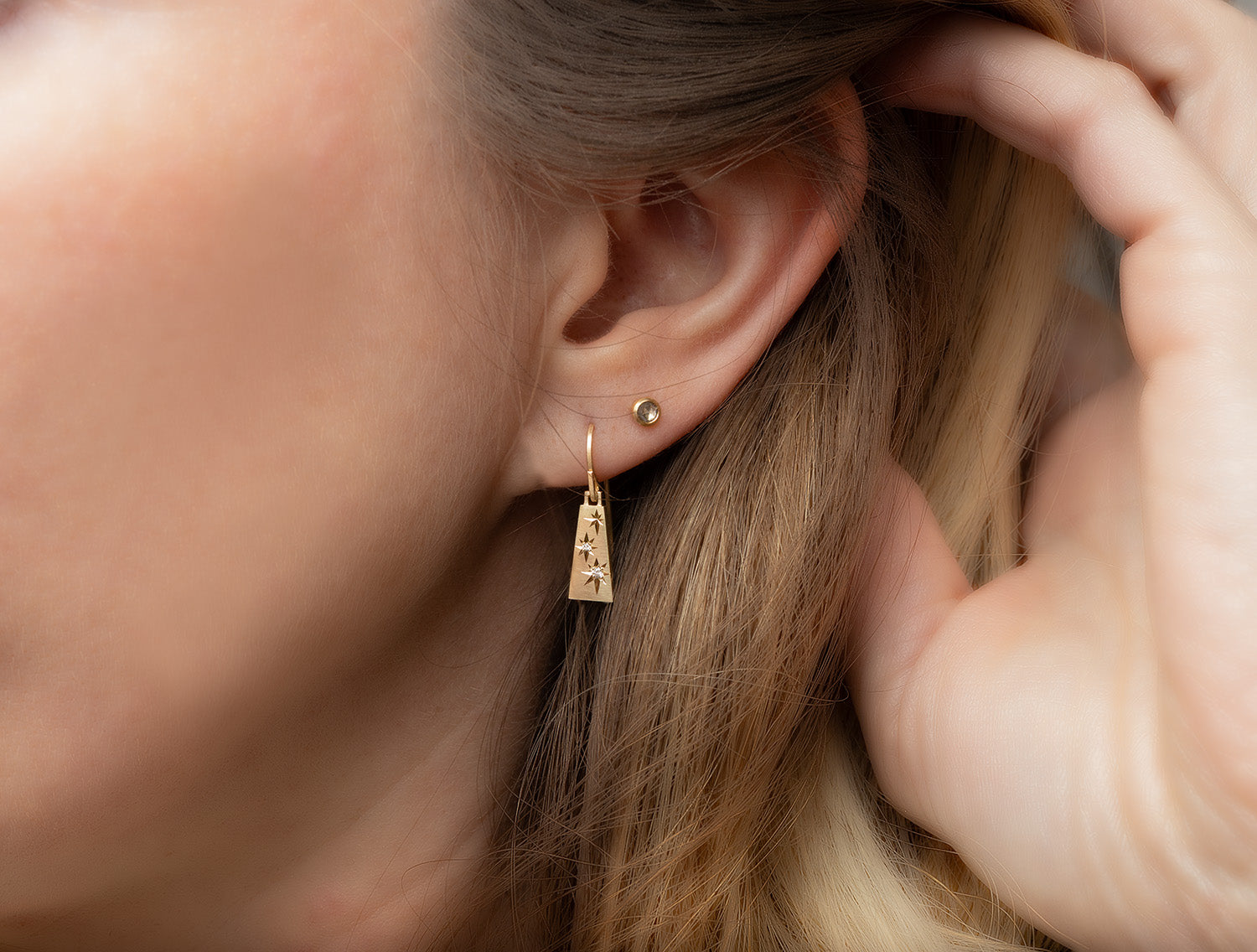 Cosmic Beam Earrings