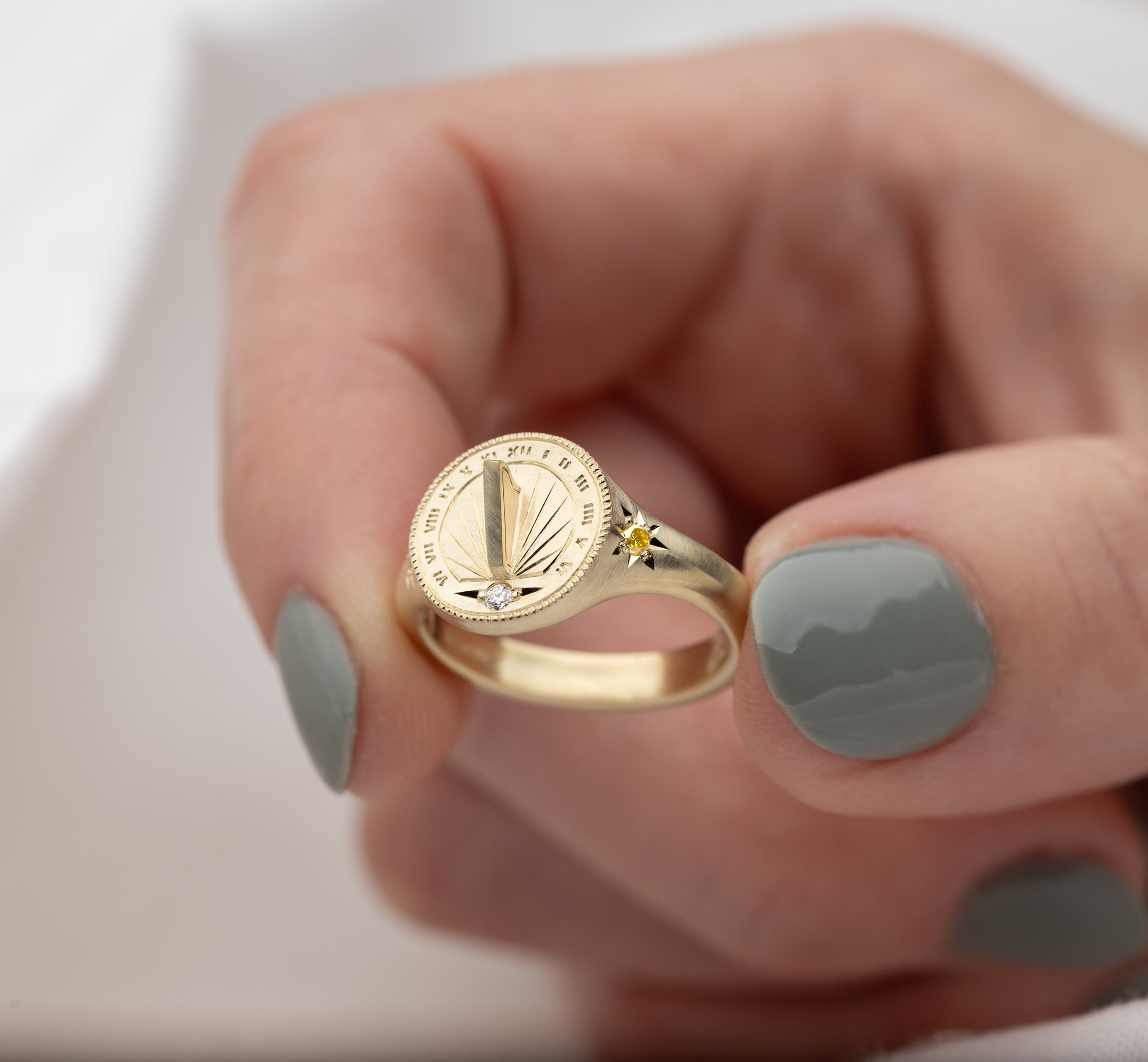 Golden Hour Signet Ring