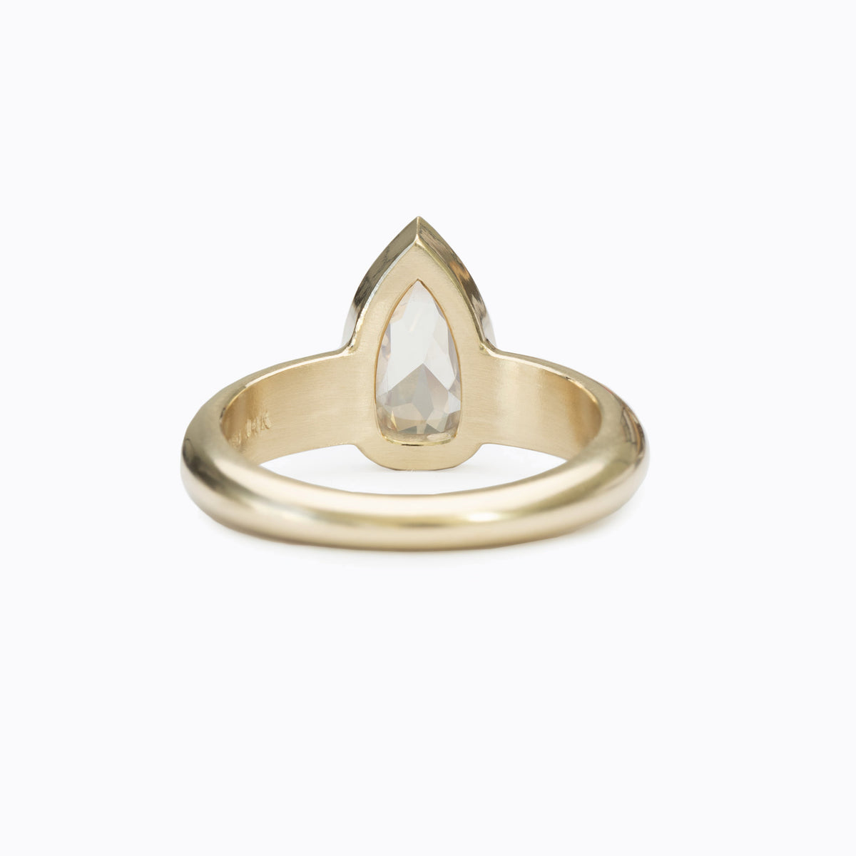 Low Tide Wide Solitaire 0.94ct. Diamond Pear – view 6