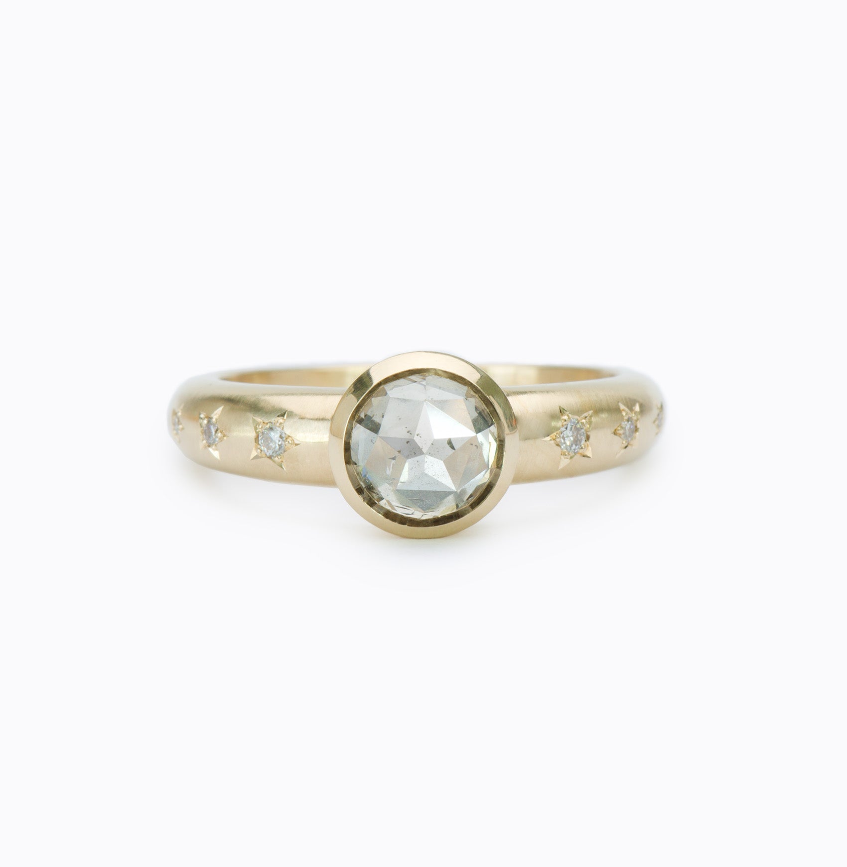 Low Tide Wide Solitaire 1.20ct. Fancy Gray Diamond