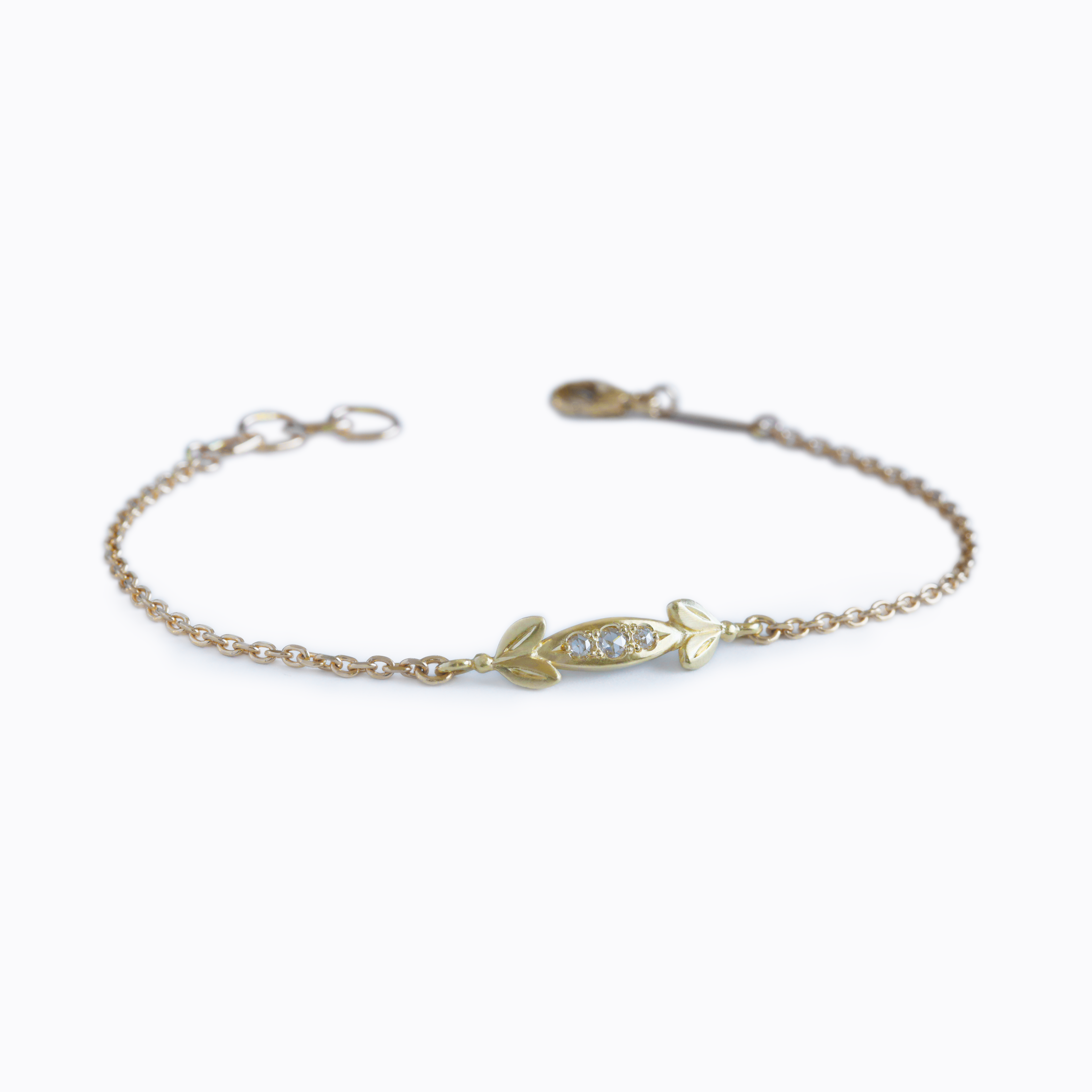 Olive Leaf Bar Bracelet